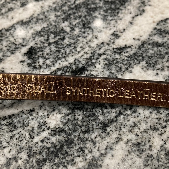 Michael Kors  Brown and beige  Logo Belt Sz small - Picture 6 of 9